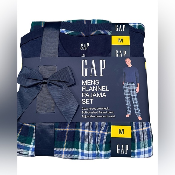 NWT Gap Men’s Flannel 2pc Pajama Set - Picture 10 of 13